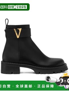1h可退 香港直邮Versace 圆头短筒靴 10220041A07057