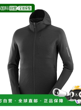 自营欧洲直邮Salomon萨洛蒙 ESSENTIAL LIGHTWARM男士黑色夹克新