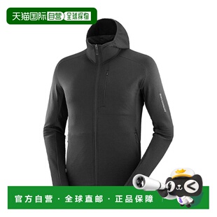 自营欧洲直邮Salomon萨洛蒙 ESSENTIAL LIGHTWARM男士黑色夹克新