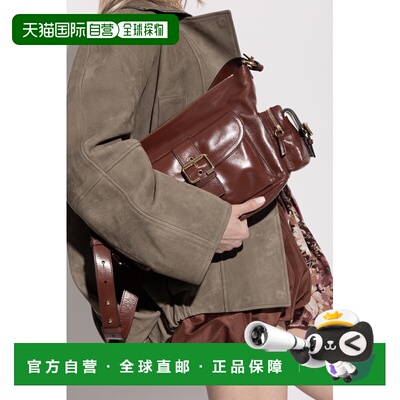 1h可退 香港直邮CHLOÉ 女士手提包 CHC24AS533N8360 CO 酒红色 Ha