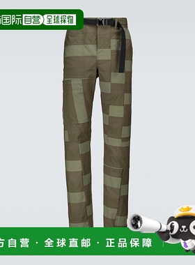 1h可退 香港直邮Sacai 男士 Hank Willis Thomas 硬质混纺纱长裤