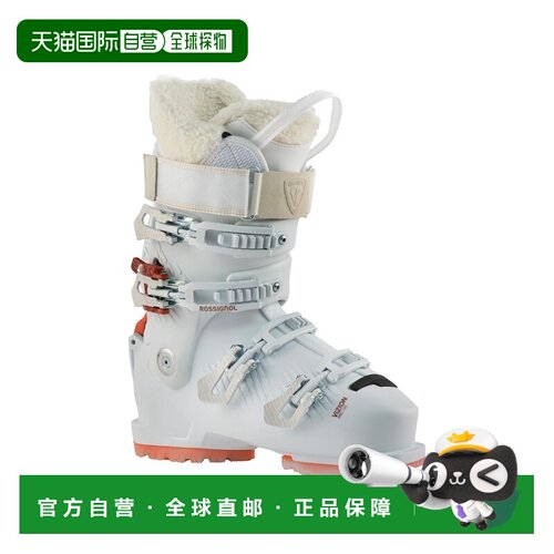 自营欧洲直邮Rossignol Vizion 4B女士白色聚氨酯高山滑雪靴