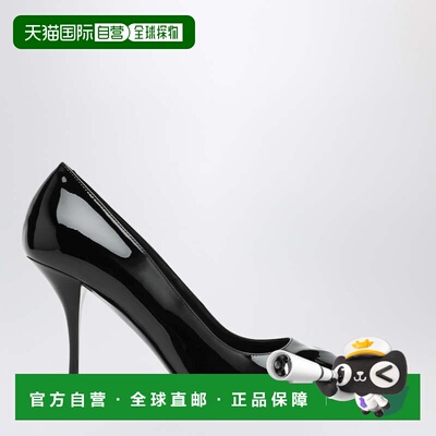 香港直邮alaia 女士 Le Coeur 3D 90 varnish 浅口鞋(黑色) AA3E0