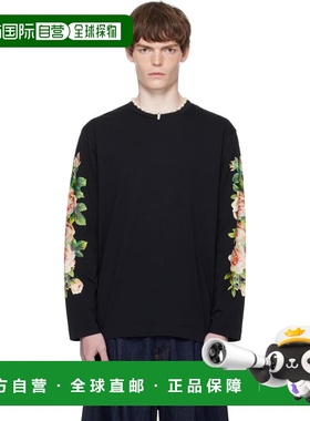 1h可退 香港直邮Simone Rocha 蒙娜 罗莎 男士 黑色 Rose Bouquet