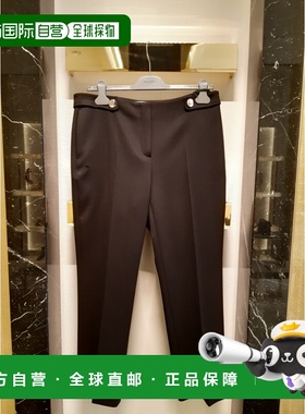 香港直邮Prada 黑色贴袋直筒休闲裤 P238CTSQ