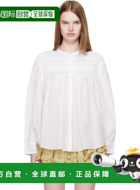 1h可退 香港直邮ISABEL MARANT 女士 白色 Plalia 上装 HT0002FCB