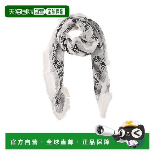 1h可退 香港直邮ALEXANDER MCQUEEN 男士围巾 7924394418Q9060 AW