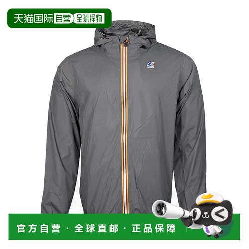 1h可退 欧洲直邮K-WAY 男士户外冲锋衣 K2123ZW133 SS2026 灰色 G