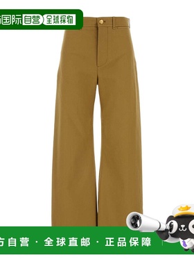 香港直邮Chloe 腰带袢休闲裤阔腿裤直筒裤西装裤 CH24APA04043