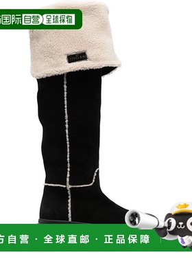 1h可退 香港直邮Hogan 女士 H619 长筒靴 GYW6190FE509N0厚底鞋