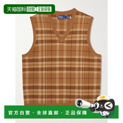 1h可退 香港直邮Polo Ralph Lauren Polo 拉夫 劳伦 男士 格纹羊