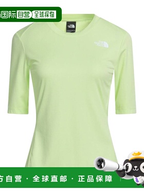 香港直邮the north face 北面 女士 基础款T恤 green绿色 舒适时