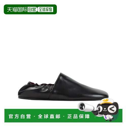 1h可退 香港直邮KHAITE 女士芭蕾乐福鞋 F4054931200 SS2025 黑色
