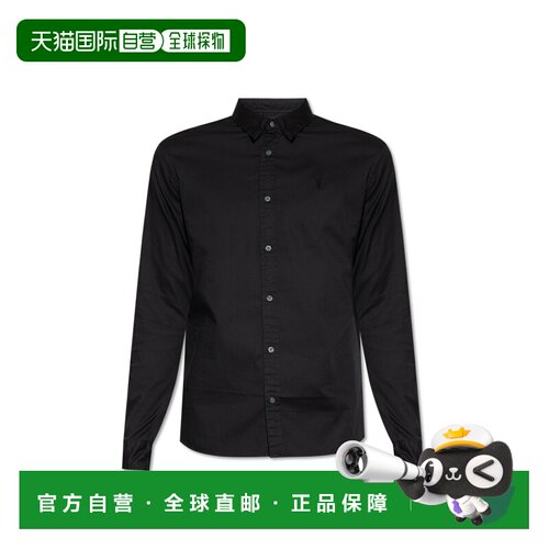 香港直邮ALL SAINTS 男士衬衫 HAWTHORNEMS257UBLAC支付后1h可退