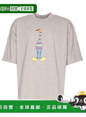 1h可退 香港直邮Marni 玛尼 男士 圖案印花 T 卹 HUMU02233PUSCY9