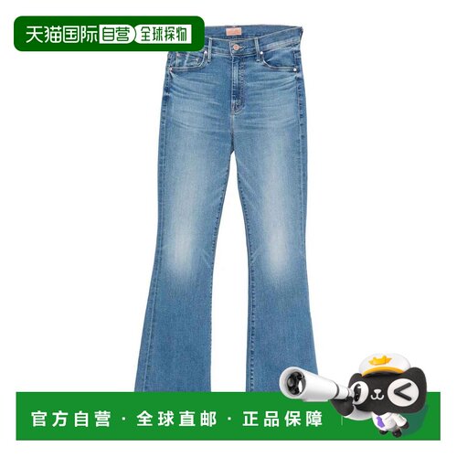 香港直邮MOTHER 女士牛仔裤 15352104RHL SS2026 蓝色 腰带环牛仔