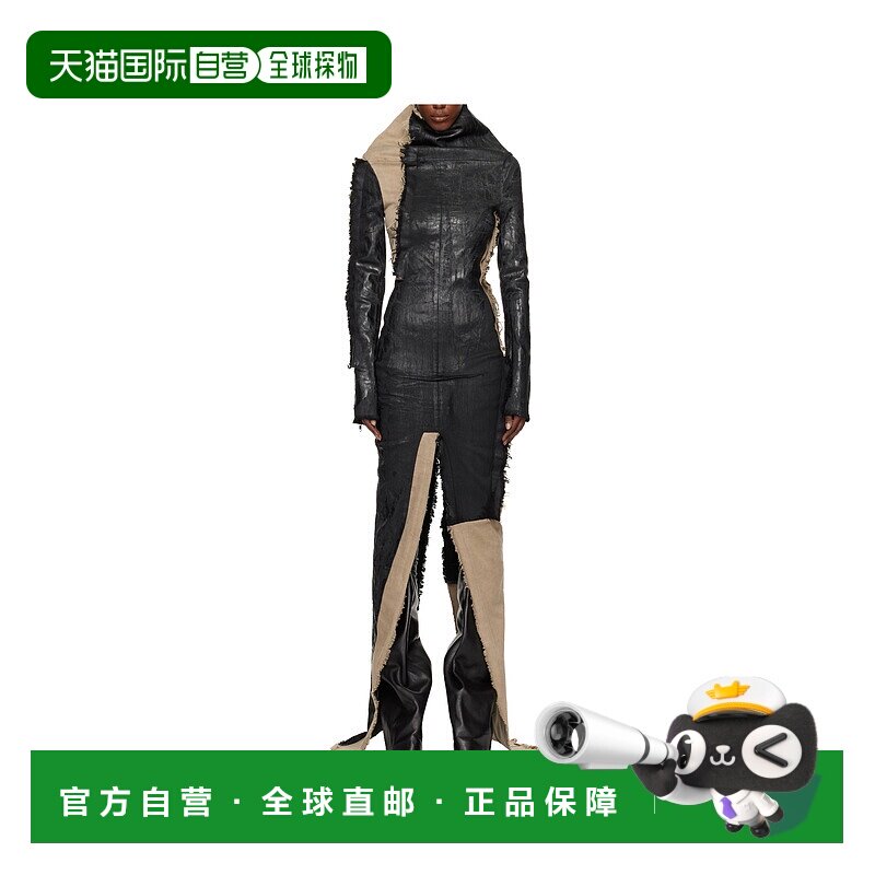 1h可退 香港直邮Rick Owens Concordians Etna 牛仔连衣裙 RO02E4