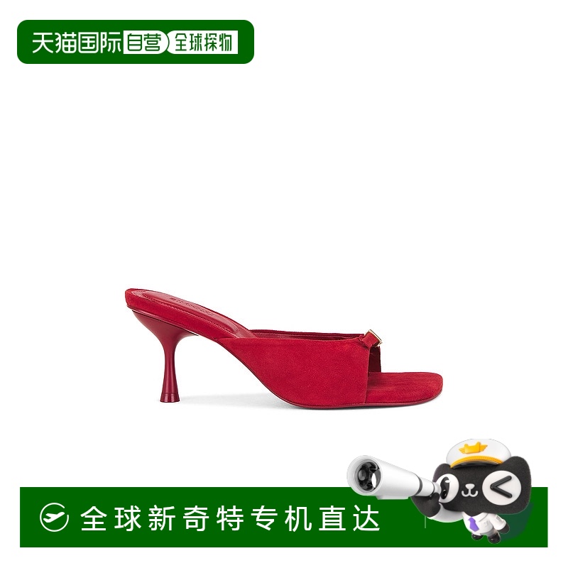 1h可退 香港直邮Simkhai 女士 'Carey' 绒面革凉拖 425S017CSUE