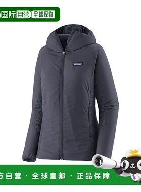自营欧洲直邮Patagonia Nano-Air Light Hybrid女士深炭蓝色连帽