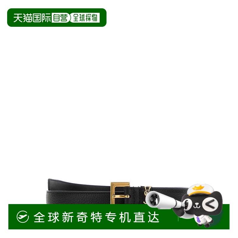 香港直邮Saint Laurent 圣罗兰 女士 黑色YSL皮带 554465DTI0W