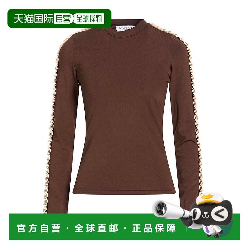 香港直邮J.W. Anderson 女士 T恤 brown棕色 舒适时尚