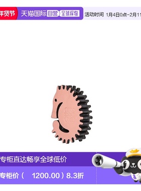 欧洲直邮Loewe罗意威牛皮革海马骰子粉红色动物精致美观简约百搭