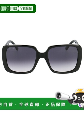 1h可退 香港直邮Gucci 古驰 女士 方形太阳镜 GG0632S black黑色