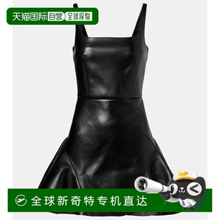 荷叶边皮革迷你连衣裙 1h可退 香港直邮Givenchy 纪梵希 女士