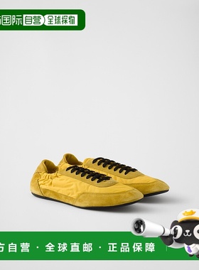 欧洲直邮PRADA (2025) Collapse 弹性运动鞋，采用 Re-Nylon 和绒