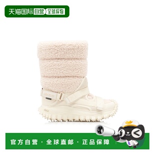 1h可退 香港直邮Moncler 盟可睐 女士 Trailgrip 环保皮毛短靴