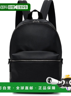 香港直邮HUGO 雨果 男士 黑色 Zipped Front Pocket 双肩包 50535