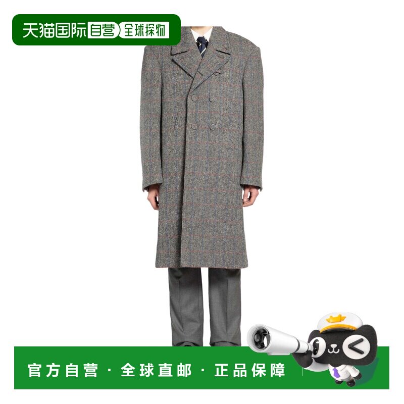 香港直邮Thom Browne 大号双排扣大衣 MOR147AF1031西装