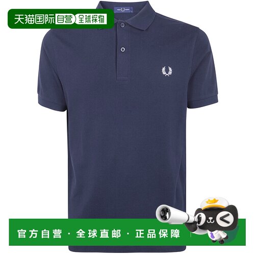 香港直邮FRED PERRY 男士POLO衫 FPM600057608 SS2026 黑色