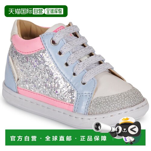 欧洲直邮Shoo Pom  女孩鞋子 高帮板鞋 春夏 多彩 BOUBA CONNECT