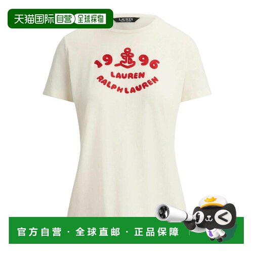 欧洲直邮Lauren Ralph Lauren 女士T恤 200B21053【付后1h可退】