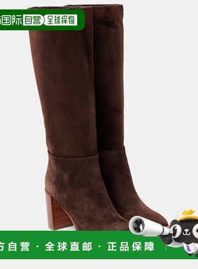 1h可退 香港直邮Gabriela Hearst 女士 Bocca 绒面革及膝靴子