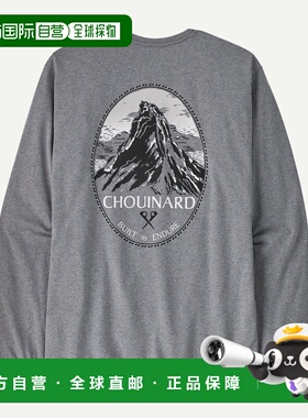 自营欧洲直邮PATAGONIA 男士长袖Chouinard® Crest Responsibili-