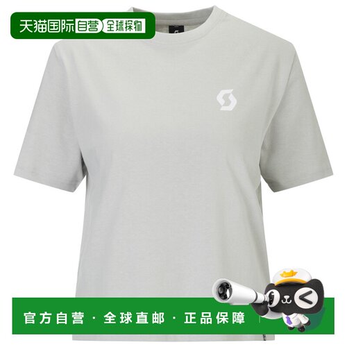 欧洲直邮SCOTT 女士户外T恤 9166371SPRAYGREY CO 灰色
