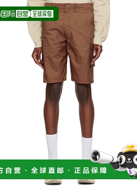 1h可退 香港直邮Our Legacy 男士 棕色 Mount 短裤 M2244MGBT工装