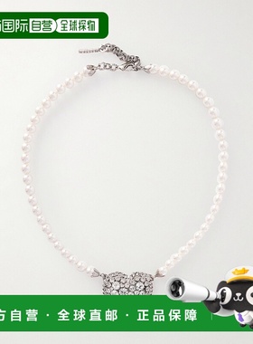 1h可退 香港直邮ALESSANDRA RICH 亚历山德拉.瑞秋 女士 镀银水晶