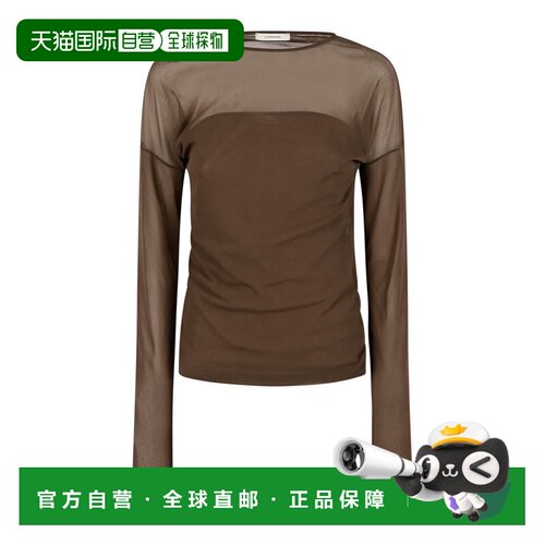 香港直邮Lemaire 女士 上衣 TS0062LJ1070 brown棕色 舒适时尚