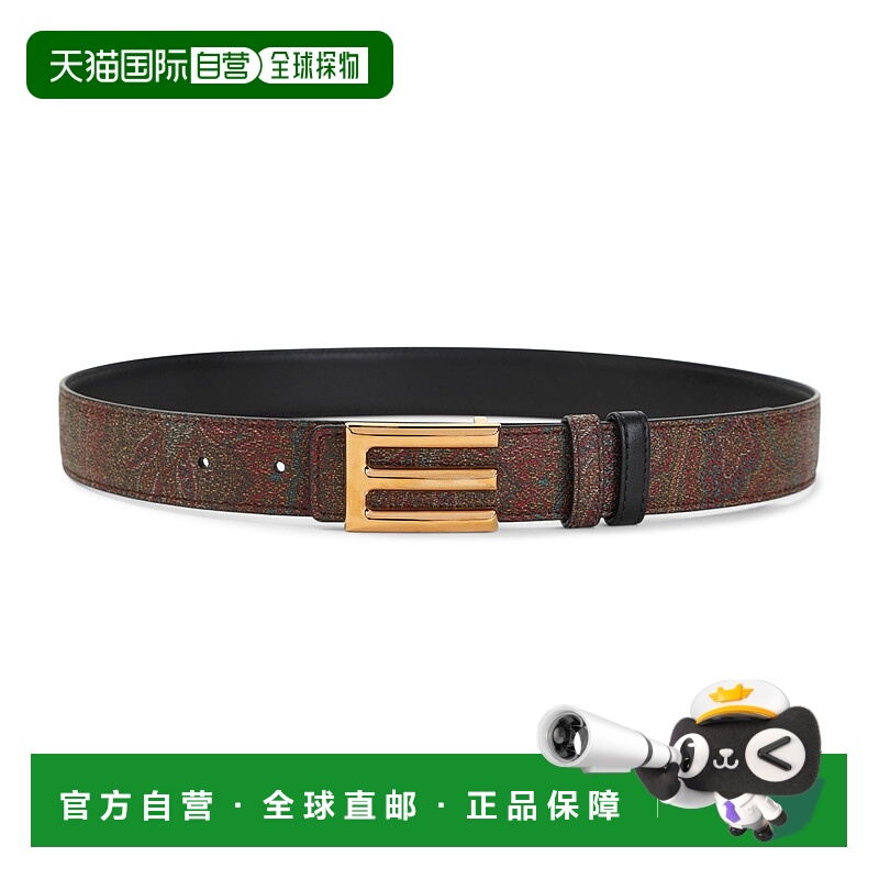 1h可退 香港直邮Etro 艾特罗 女士 徽标扣腰带 WP3D0003AA067