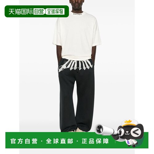香港直邮Palm Angels 棕榈天使 男士 抽绳徽标运动裤 PAMCH005FL0
