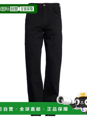 1h可退 香港直邮versace 范思哲 男士 牛仔长裤 black黑色 舒适时