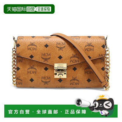 1h可退 香港直邮MCM 女士 Tracy中号徽标单肩包 MWRAAME01