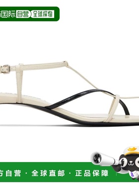 香港直邮Jil Sander 吉尔 桑达 女士 灰白色 Cage Low 凉鞋 J15WP