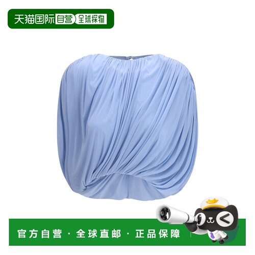 1h可退 香港直邮magda butrym 女士 褶裥衫 334426LIGHTBLUE女装