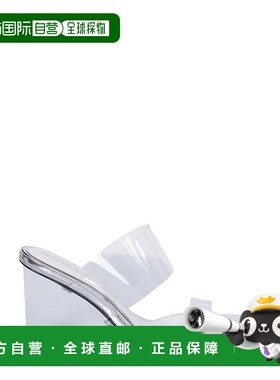 1h可退 香港直邮MCQUEEN 亚历山大 麦昆 女士 徽标高跟凉鞋 74624