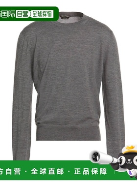 香港直邮Tom Ford 汤姆 福特 男士 毛衣 grey灰色 舒适时尚