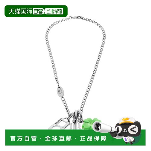 自营欧洲直邮Balenciaga巴黎世家 Carousel女士幸运草BB标识吊坠